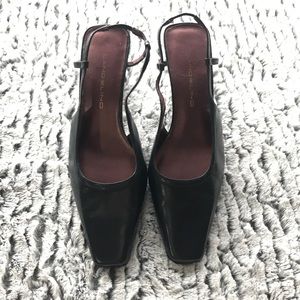 Black Bandolino slingback pumps